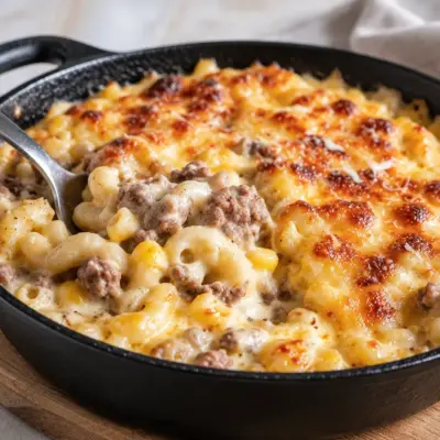 Gratin de macaronis : recette crémeuse facile