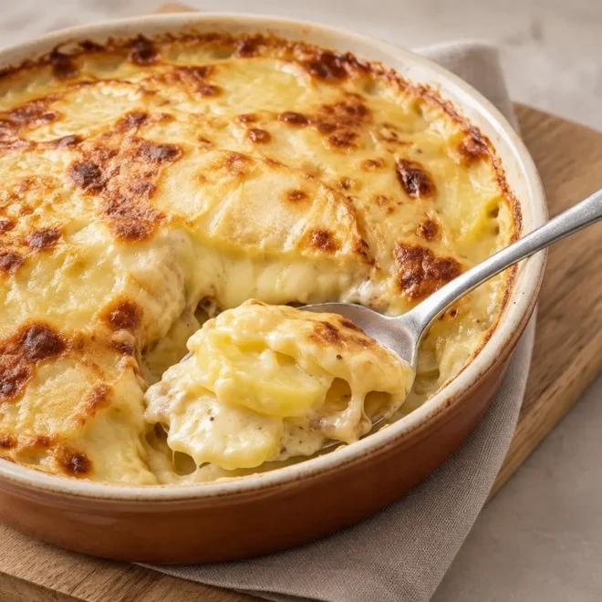 Gratin de pommes de terre au reblochon facile