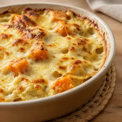 Gratin de ravioles facile au potimarron
