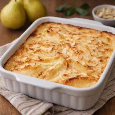 Gratin de poires au fromage blanc : fondant et léger