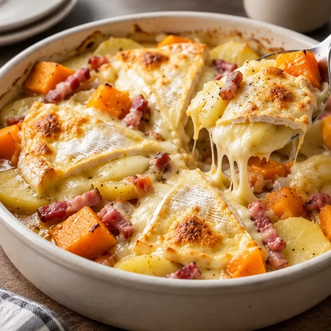 Gratin pommes de terre courge facile et fondant