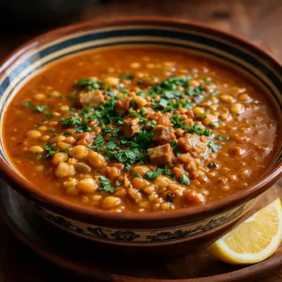 Recette harira marocaine traditionnelle