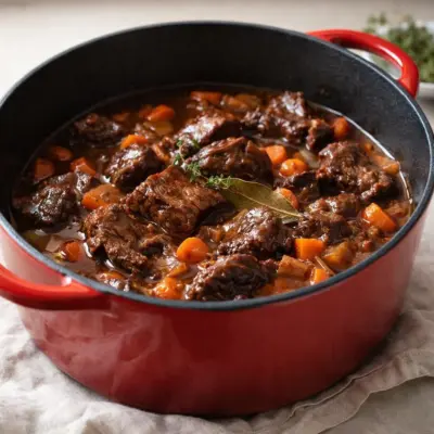 Joues de porc mijotées au cidre : fondantes et sauce
