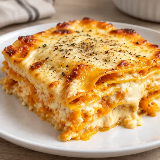 Lasagnes à la courge : recette crémeuse