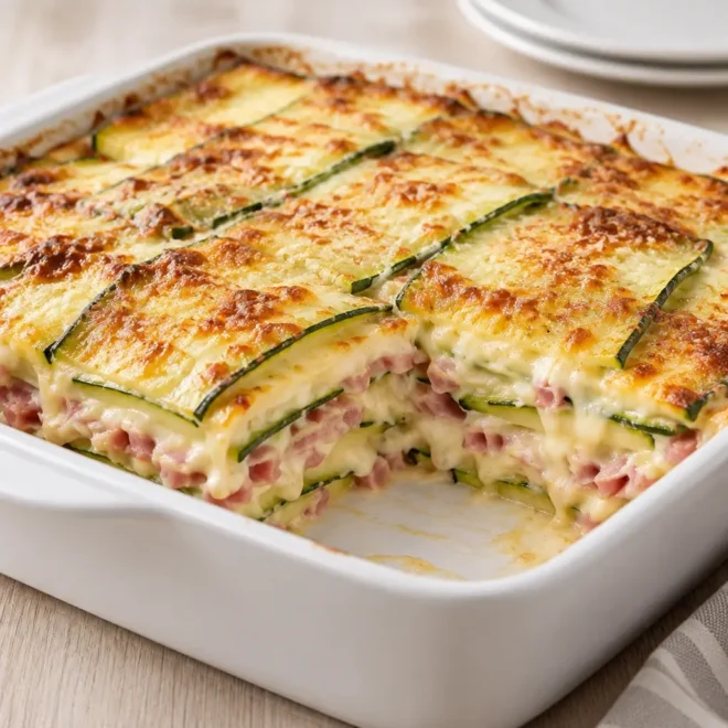 Lasagnes de courgettes recette facile et gratinée