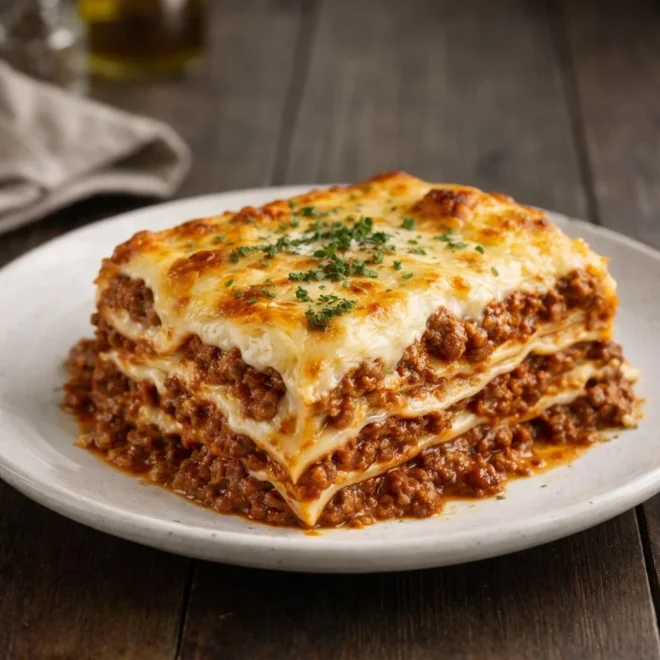 Recette lasagnes viande hachée fondantes au four