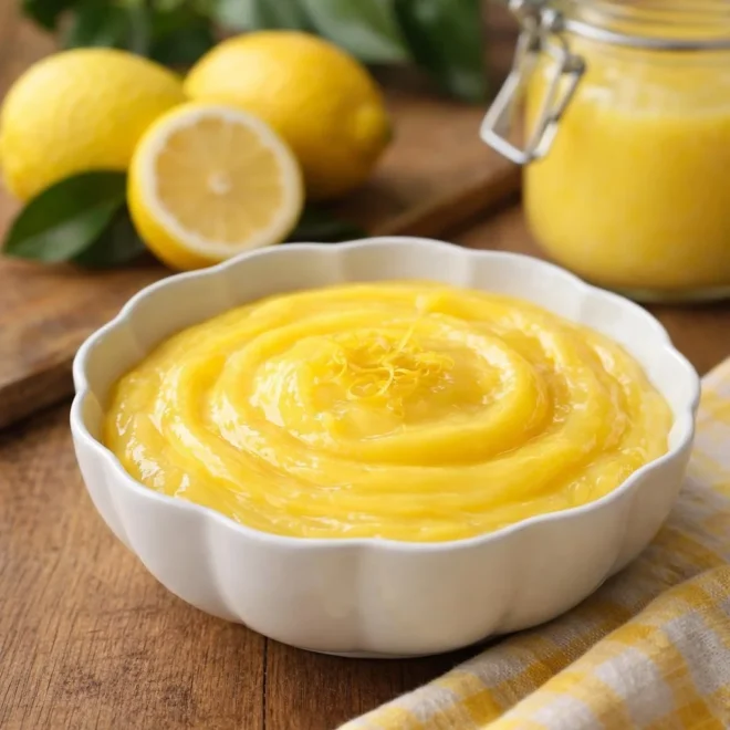 Recette lemon curd crème au citron lisse et brillante