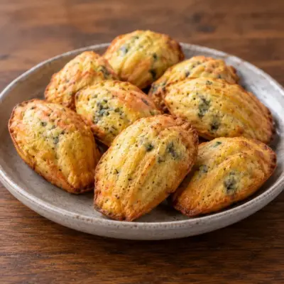 Madeleines salées au roquefort : recette facile