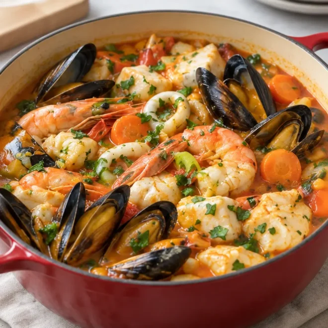 Marmite de fruits de mer : recette facile