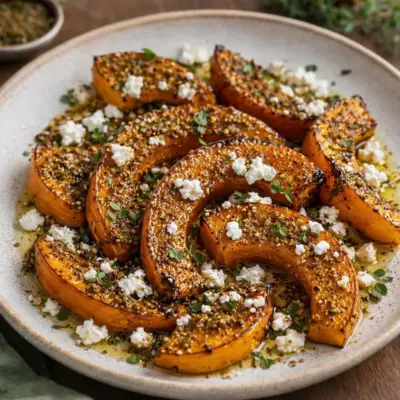 Melon rôti au zaatar et feta – Sucré-salé