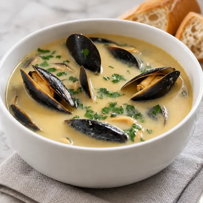 Moules à la crème : recette facile en 30 minutes