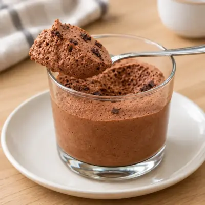 Mousse au chocolat : recette facile et aérienne