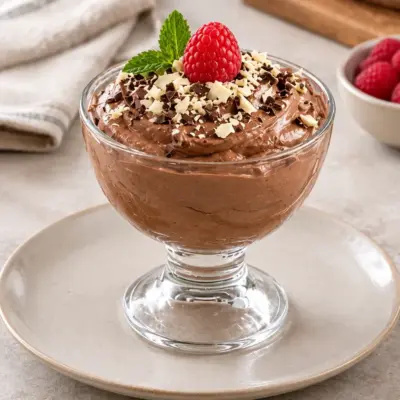 Mousse au chocolat et au mascarpone facile