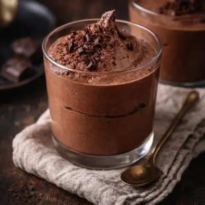Mousse au chocolat façon grand-mère : aérienne