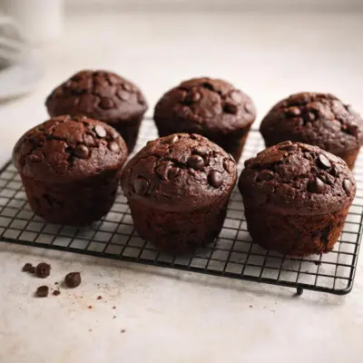 Recette muffins au chocolat ultra moelleux aux pépites