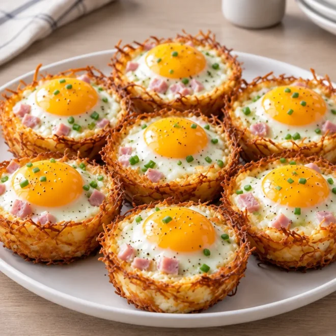 Nids de pommes de terre recette facile
