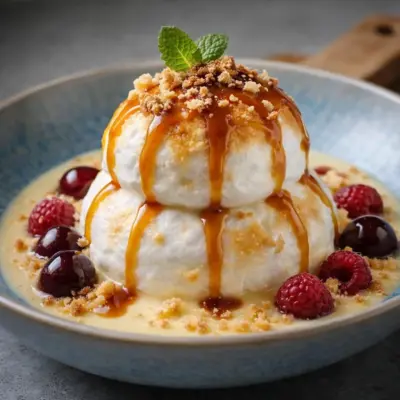 Recette œufs à la neige flottants & crème anglaise