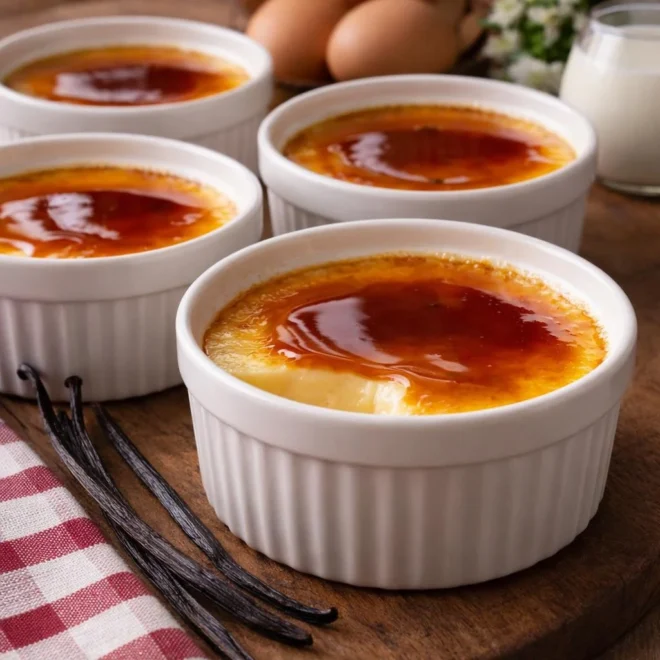 Œufs au lait crémeux au caramel maison