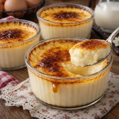 Œufs au lait traditionnels façon grand-mère