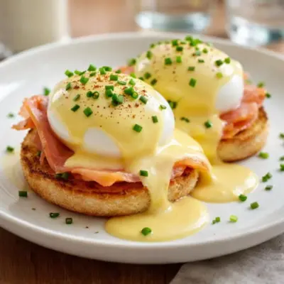 Recette œufs bénédicte hollandaise citronnée