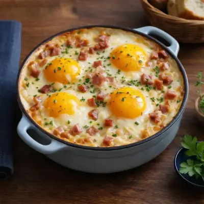 Œufs cocotte au chèvre et lardons : fondants & gourmands
