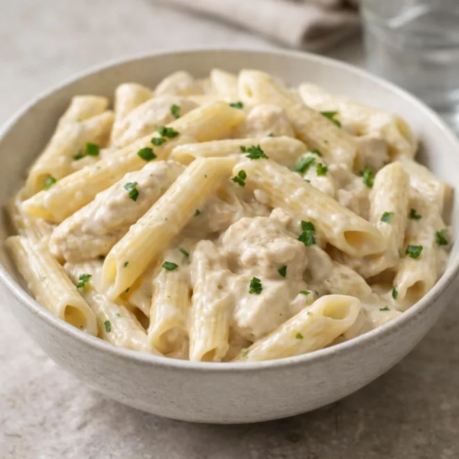 one pot pasta poulet vache qui rit ultra crémeuse