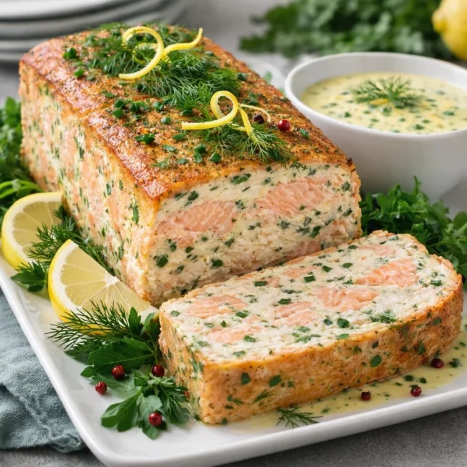 Pain de poisson maison sauce citronnée | aneth