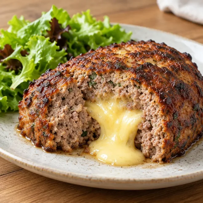 Pain de viande recette au cœur coulant