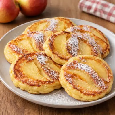 Pancakes aux pommes moelleux, faciles et rapides