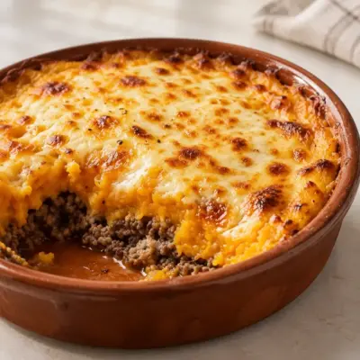 Parmentier de butternut au bœuf facile