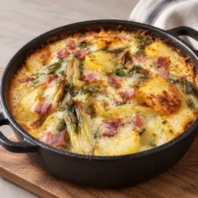 Poêlée paysanne : endives et lardons fumés