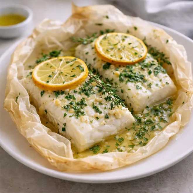 Poisson en papillote au citron : fondant & léger