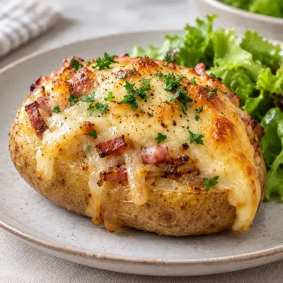 Pommes de terre farcies recette facile et gratinée