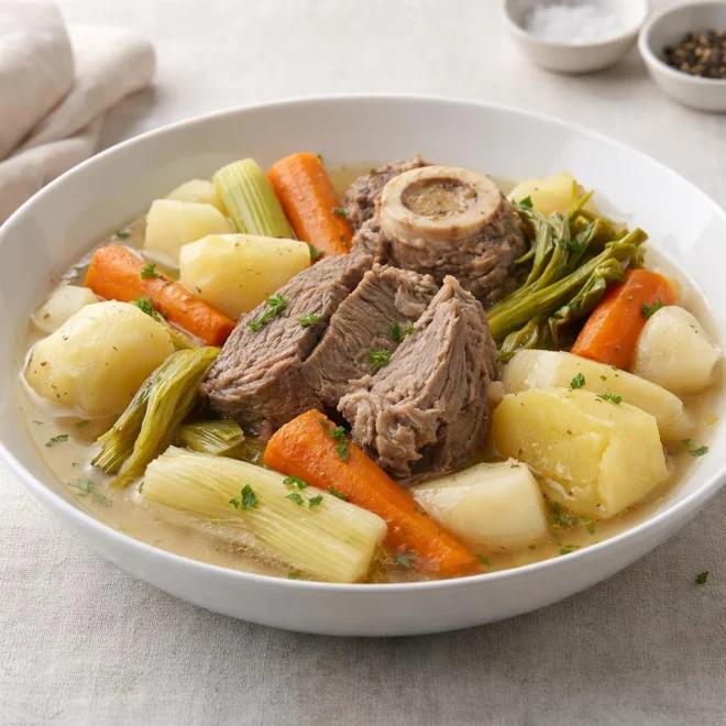 Recette pot-au-feu léger classique au bœuf fondant