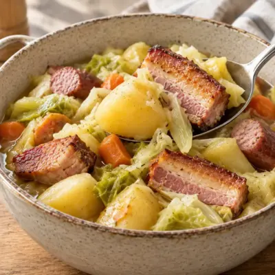 Potée au chou et au lard : recette facile