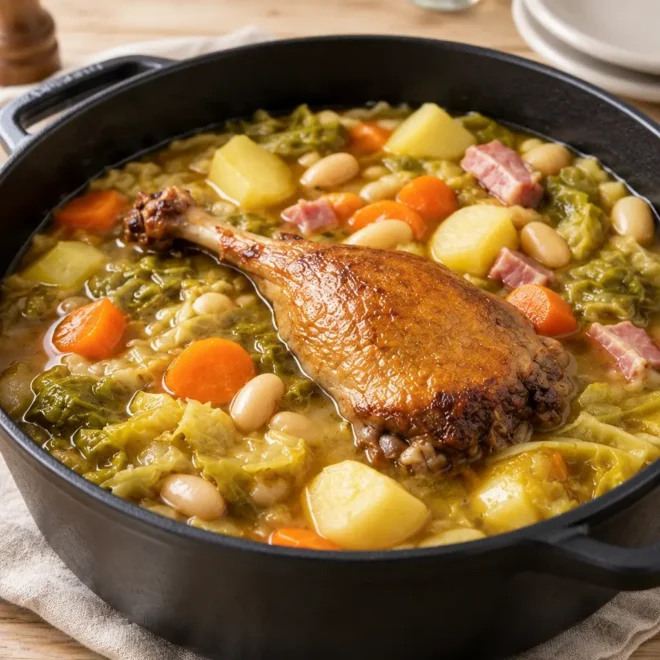 Potée de canard : recette facile aux légumes