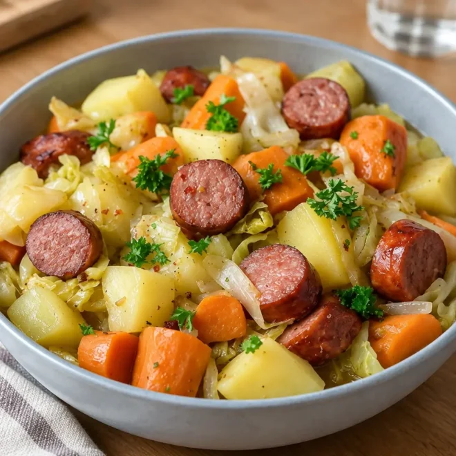 Potée de saucisses : recette facile en cocotte