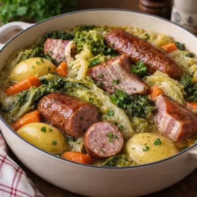 Potée franc-comtoise à la saucisse de Morteau