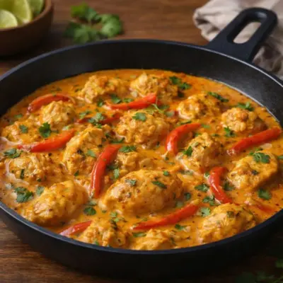 Recette poulet au curry lait de coco facile (45 min)
