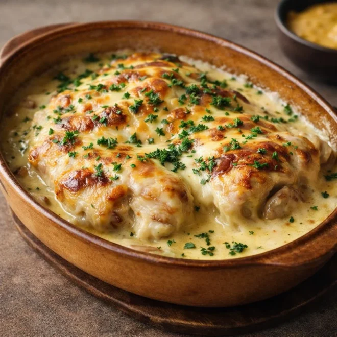 Poulet au Maroilles gratiné : la recette du Nord