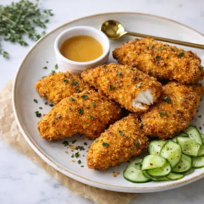 Recette crispy cornflake chicken air fryer (Airfryer)
