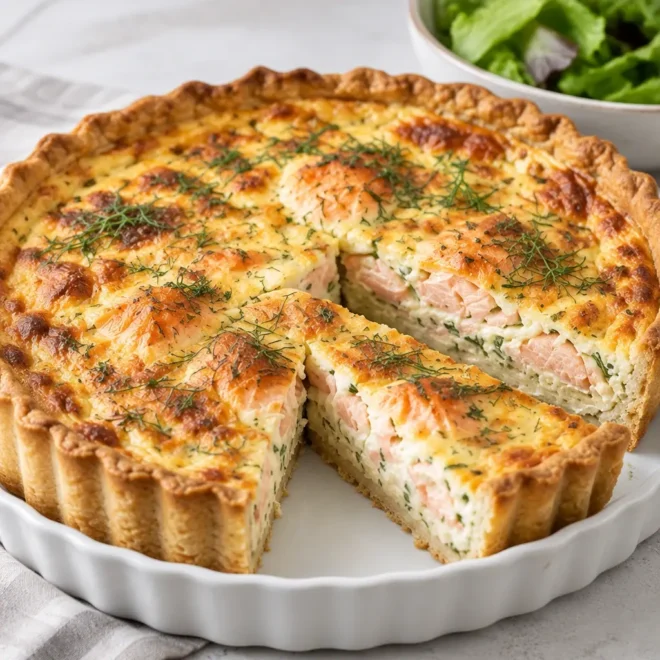 Quiche au saumon et à l’aneth facile