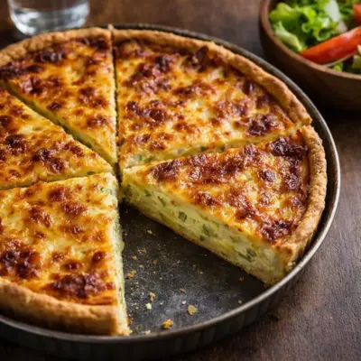 Recette quiche invisible aux pommes de terre