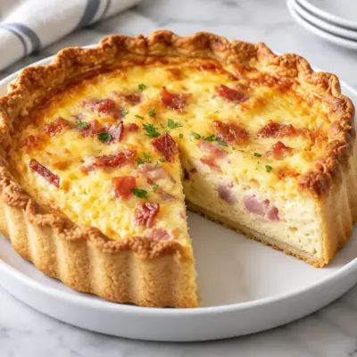 Quiche lorraine : recette traditionnelle facile