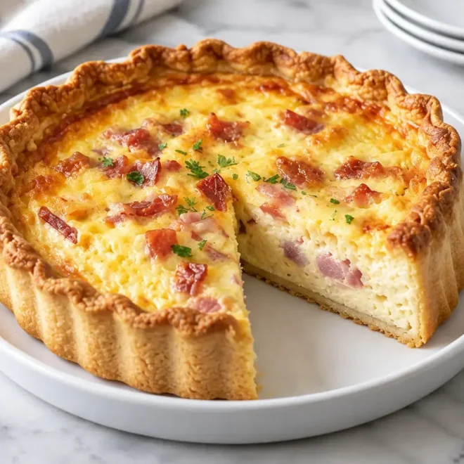Quiche lorraine : recette traditionnelle facile