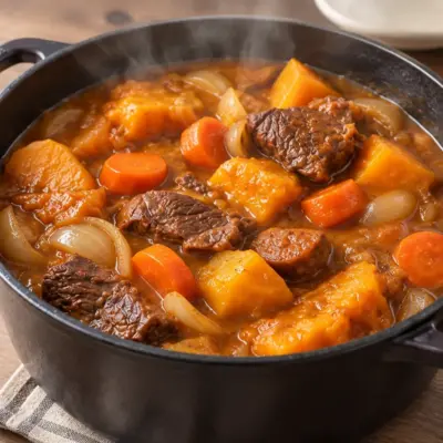 Ragoût de bœuf recette facile en cocotte