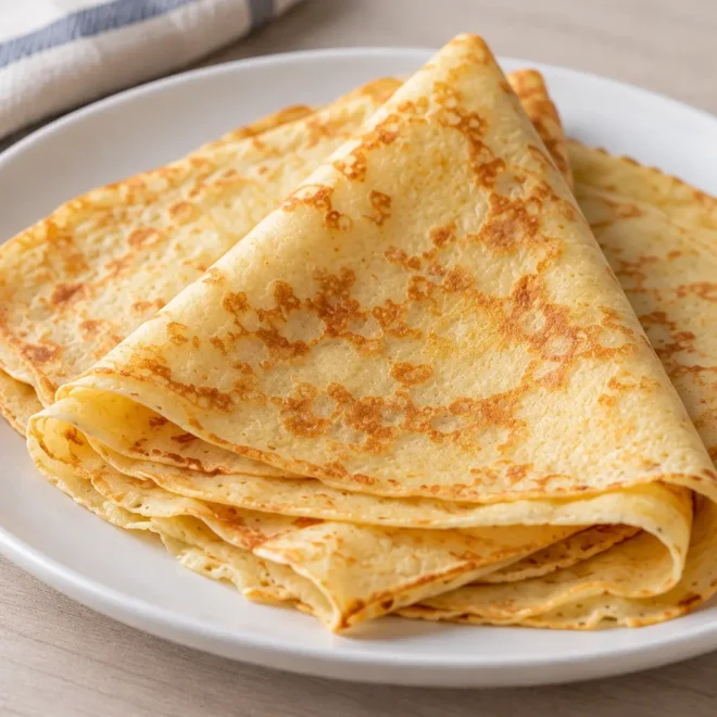 Recette de crêpes fines françaises faciles