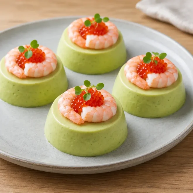 Recette dômes de crevettes, avocat et citron vert