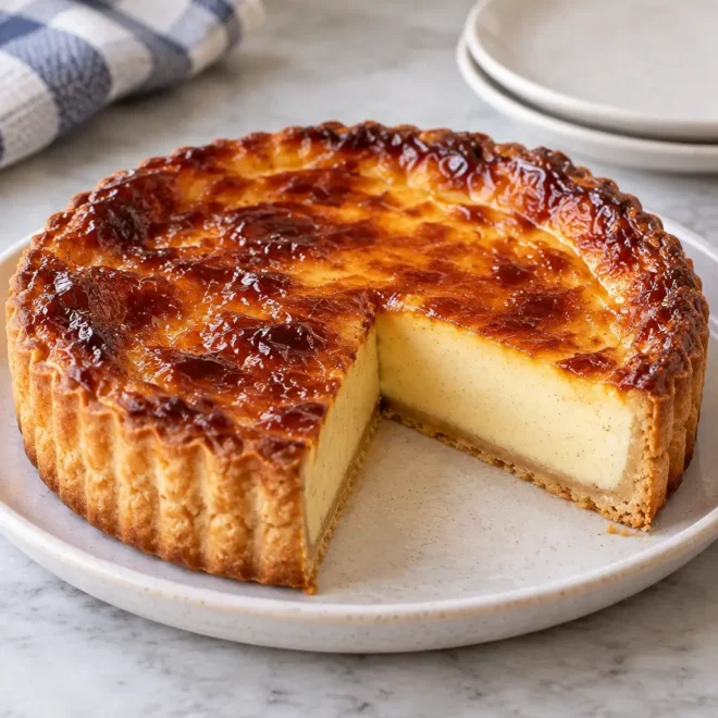 Recette flan pâtissier, crème lisse et caramélisée