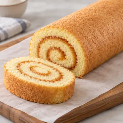 Recette gâteau roulé : biscuit souple et doré